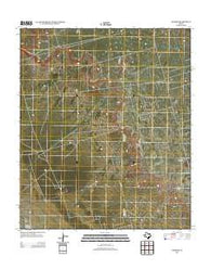 Notrees Texas Historical topographic map, 1:24000 scale, 7.5 X 7.5 Minute, Year 2012