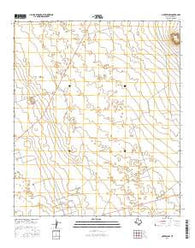 Notrees NW Texas Current topographic map, 1:24000 scale, 7.5 X 7.5 Minute, Year 2016