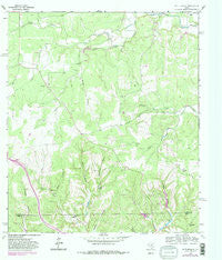 Nott Branch Texas Historical topographic map, 1:24000 scale, 7.5 X 7.5 Minute, Year 1964