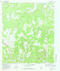 Nott Branch Texas Historical topographic map, 1:24000 scale, 7.5 X 7.5 Minute, Year 1964