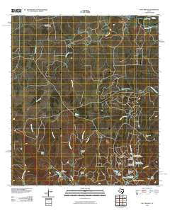 Nott Branch Texas Historical topographic map, 1:24000 scale, 7.5 X 7.5 Minute, Year 2010