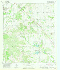 Novice East Texas Historical topographic map, 1:24000 scale, 7.5 X 7.5 Minute, Year 1967
