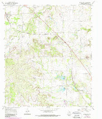 Novice East Texas Historical topographic map, 1:24000 scale, 7.5 X 7.5 Minute, Year 1967