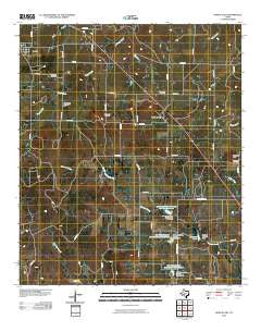 Novice East Texas Historical topographic map, 1:24000 scale, 7.5 X 7.5 Minute, Year 2010