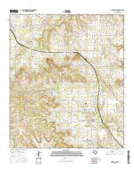 Novice East Texas Current topographic map, 1:24000 scale, 7.5 X 7.5 Minute, Year 2016