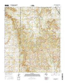 Novice West Texas Current topographic map, 1:24000 scale, 7.5 X 7.5 Minute, Year 2016