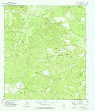 Noxville Texas Historical topographic map, 1:24000 scale, 7.5 X 7.5 Minute, Year 1974