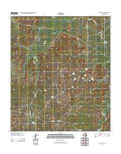 Noxville Texas Historical topographic map, 1:24000 scale, 7.5 X 7.5 Minute, Year 2012