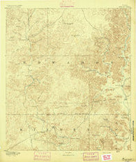 Nueces Texas Historical topographic map, 1:125000 scale, 30 X 30 Minute, Year 1893