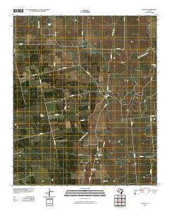 Nugent Texas Historical topographic map, 1:24000 scale, 7.5 X 7.5 Minute, Year 2010