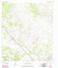 Nursery Texas Historical topographic map, 1:24000 scale, 7.5 X 7.5 Minute, Year 1963
