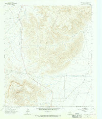 Nutt Ranch Texas Historical topographic map, 1:24000 scale, 7.5 X 7.5 Minute, Year 1964