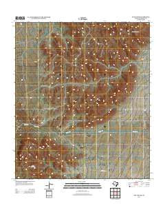 Nutt Ranch Texas Historical topographic map, 1:24000 scale, 7.5 X 7.5 Minute, Year 2013
