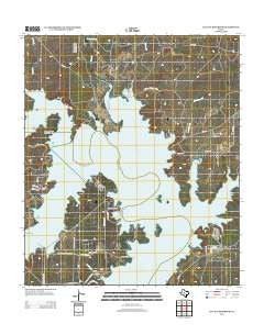 O.H. Ivie Reservoir Texas Historical topographic map, 1:24000 scale, 7.5 X 7.5 Minute, Year 2013