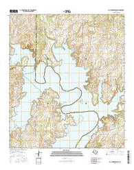 O.H. Ivie Reservoir Texas Current topographic map, 1:24000 scale, 7.5 X 7.5 Minute, Year 2016