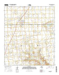 O'Donnell Texas Current topographic map, 1:24000 scale, 7.5 X 7.5 Minute, Year 2016