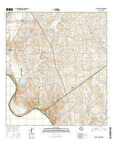O'Keefe Lake Texas Current topographic map, 1:24000 scale, 7.5 X 7.5 Minute, Year 2016