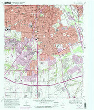 Oak Cliff Texas Historical topographic map, 1:24000 scale, 7.5 X 7.5 Minute, Year 1958