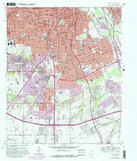 Oak Cliff Texas Historical topographic map, 1:24000 scale, 7.5 X 7.5 Minute, Year 1958