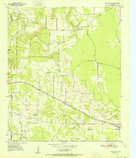 Oak Grove Texas Historical topographic map, 1:24000 scale, 7.5 X 7.5 Minute, Year 1951