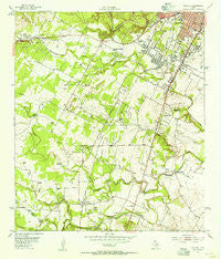 Oak Hill Texas Historical topographic map, 1:24000 scale, 7.5 X 7.5 Minute, Year 1955
