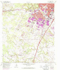 Oak Hill Texas Historical topographic map, 1:24000 scale, 7.5 X 7.5 Minute, Year 1966