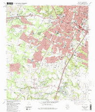Oak Hill Texas Historical topographic map, 1:24000 scale, 7.5 X 7.5 Minute, Year 1988