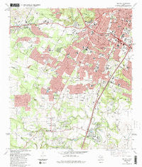 Oak Hill Texas Historical topographic map, 1:24000 scale, 7.5 X 7.5 Minute, Year 1988