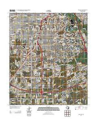 Oak Cliff Texas Historical topographic map, 1:24000 scale, 7.5 X 7.5 Minute, Year 2012