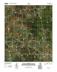 Oak Grove Texas Historical topographic map, 1:24000 scale, 7.5 X 7.5 Minute, Year 2010