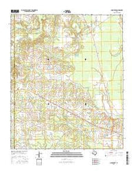 Oak Grove Texas Current topographic map, 1:24000 scale, 7.5 X 7.5 Minute, Year 2016