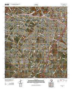 Oak Hill Texas Historical topographic map, 1:24000 scale, 7.5 X 7.5 Minute, Year 2010