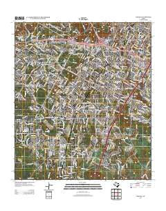 Oak Hill Texas Historical topographic map, 1:24000 scale, 7.5 X 7.5 Minute, Year 2013