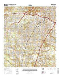 Oak Hill Texas Current topographic map, 1:24000 scale, 7.5 X 7.5 Minute, Year 2016