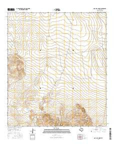 Oak Hills North Texas Current topographic map, 1:24000 scale, 7.5 X 7.5 Minute, Year 2016
