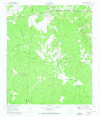 Oakhurst Texas Historical topographic map, 1:24000 scale, 7.5 X 7.5 Minute, Year 1961