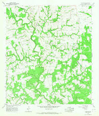 Oakland Texas Historical topographic map, 1:24000 scale, 7.5 X 7.5 Minute, Year 1965