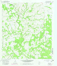 Oakland Texas Historical topographic map, 1:24000 scale, 7.5 X 7.5 Minute, Year 1965
