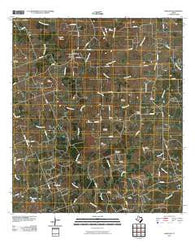 Oakland Texas Historical topographic map, 1:24000 scale, 7.5 X 7.5 Minute, Year 2010