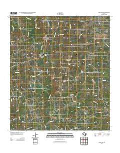 Oakland Texas Historical topographic map, 1:24000 scale, 7.5 X 7.5 Minute, Year 2013