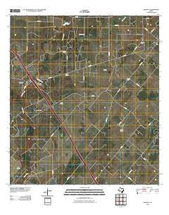 Oakville Texas Historical topographic map, 1:24000 scale, 7.5 X 7.5 Minute, Year 2010