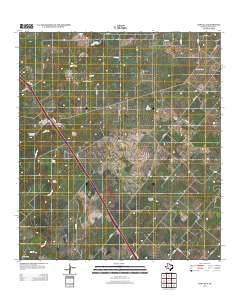 Oakville Texas Historical topographic map, 1:24000 scale, 7.5 X 7.5 Minute, Year 2012