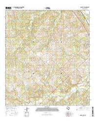 Oakville SW Texas Current topographic map, 1:24000 scale, 7.5 X 7.5 Minute, Year 2016