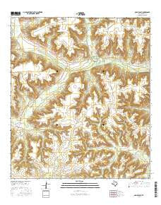 Oasis Ranch Texas Current topographic map, 1:24000 scale, 7.5 X 7.5 Minute, Year 2016