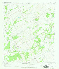 Odds Texas Historical topographic map, 1:24000 scale, 7.5 X 7.5 Minute, Year 1966