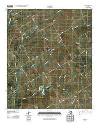 Odds Texas Historical topographic map, 1:24000 scale, 7.5 X 7.5 Minute, Year 2010