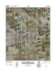 Odell Texas Historical topographic map, 1:24000 scale, 7.5 X 7.5 Minute, Year 2012