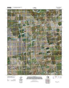 Odell Texas Historical topographic map, 1:24000 scale, 7.5 X 7.5 Minute, Year 2012