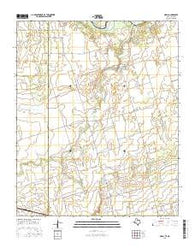 Odell Texas Current topographic map, 1:24000 scale, 7.5 X 7.5 Minute, Year 2016