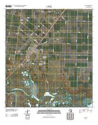 Odem Texas Historical topographic map, 1:24000 scale, 7.5 X 7.5 Minute, Year 2010